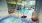 a swimming pool in a building