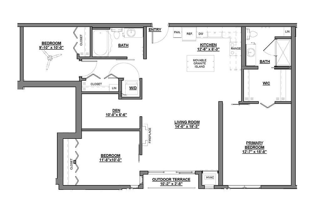 3 bedroom apartment for rent