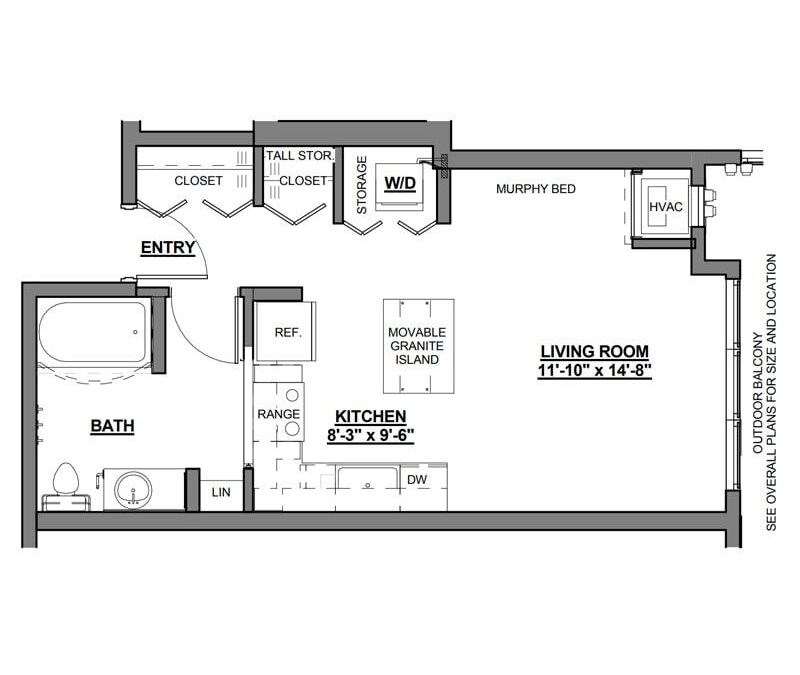 0 bedroom apartment for rent