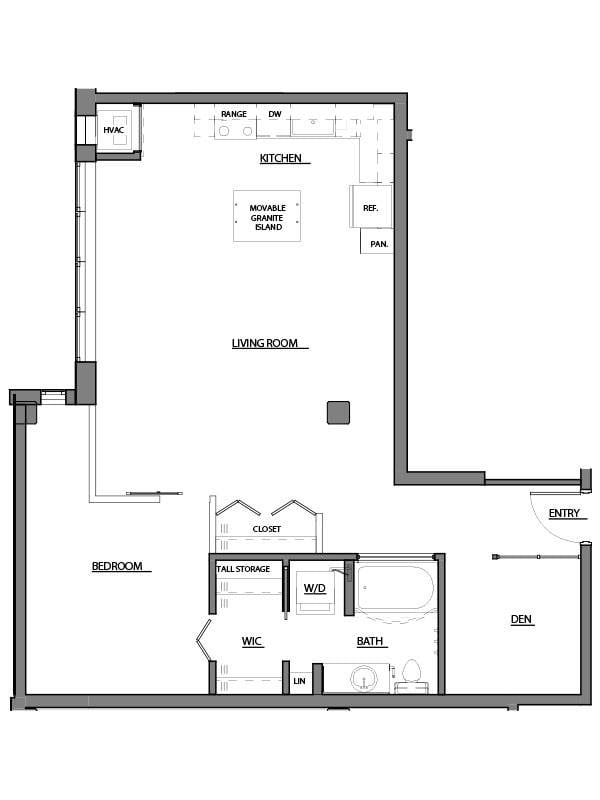 1 bedroom apartment for rent