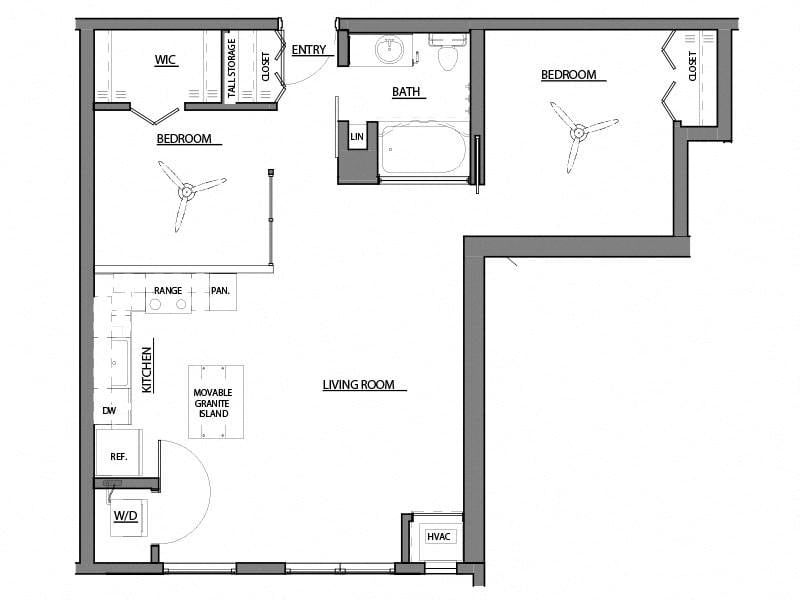 2 bedroom apartment for rent