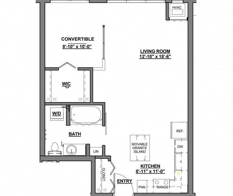 0 bedroom apartment for rent